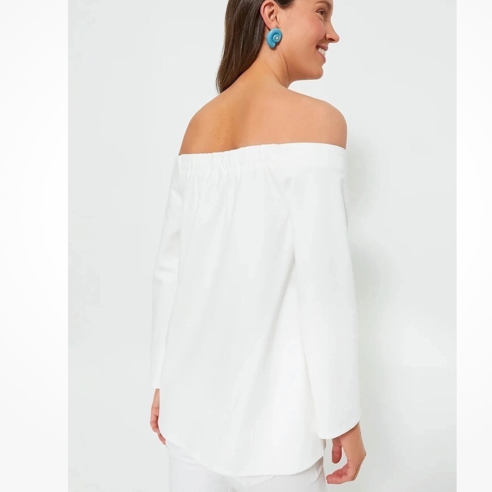 Tuckernuck White Miranda Off The Shoulder Blouse Xs View 3